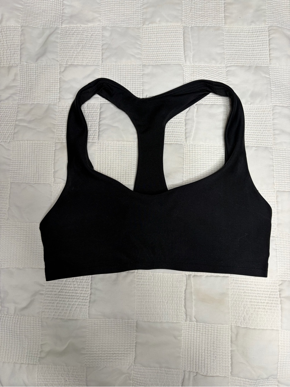 ALO Yoga Black Racerback Sports Bra